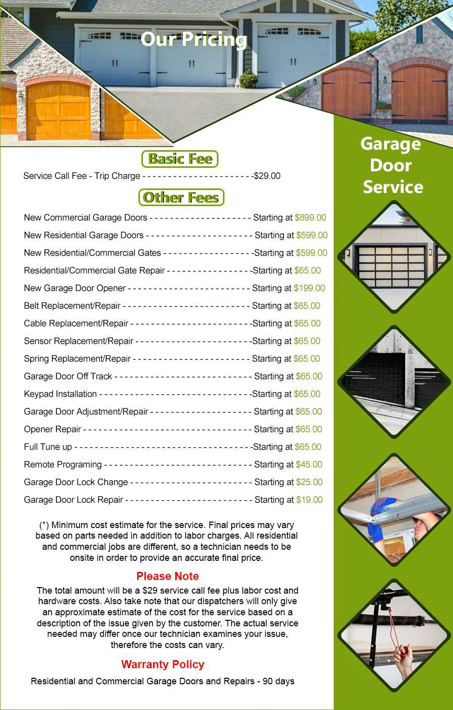 Galaxy Garage Door Service Santa Ana, CA 714-769-6184